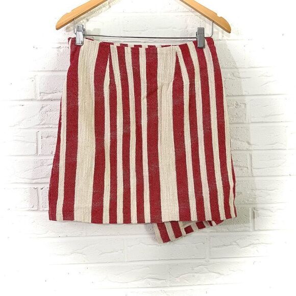 Free People It’s A Wrap Striped Mini Skirt Size Small - Picture 3 of 6